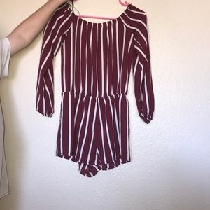 Off the shoulder romper